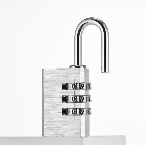 Durable 3-Digit Password Aluminum Combination Padlock Safe Lock and Code Passcode Digital Candados Type Passcode Lock