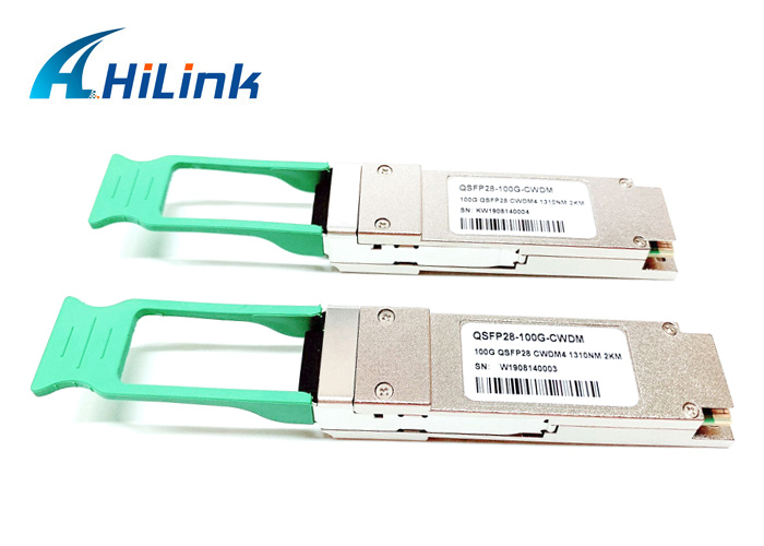 Соединитель LC модуля приемопередатчика 100G QSFP28 CWDM4 2KM 100G Qsfp+ оптически совместимый