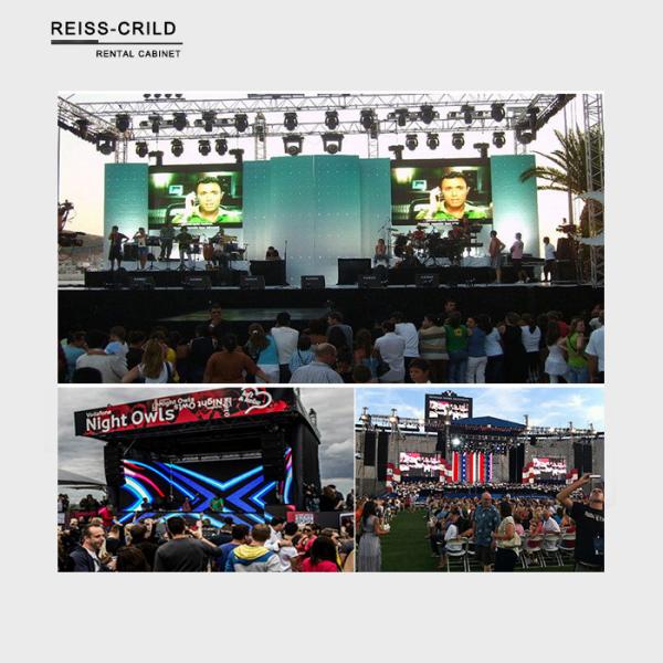 Waterproof Outdoor Rental LED Display , P6 Rental LED Display SMD3535 LED Chip