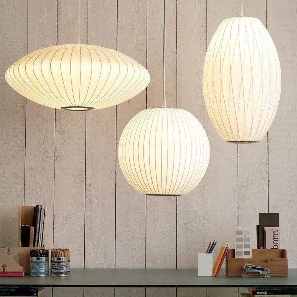 Minimalist Lantern Style Nelson Bubble Ball , Hanging Elegant Chandelier Lighting