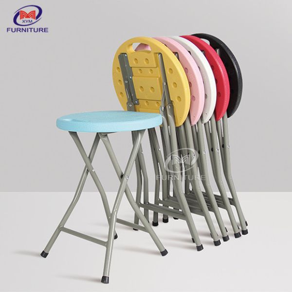 OEM Modern Lightweight Round Plastic Folding Chair And Table Stool folding table and chairs set