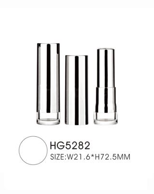 Round Empty Lipstick Case 12.1mm 12.7mm Inner Cup Clear Lipstick Tube