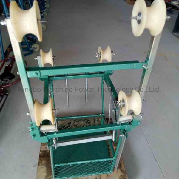 400-500mm Conductor Distance Two Bundle Conductor Inspection Trolley