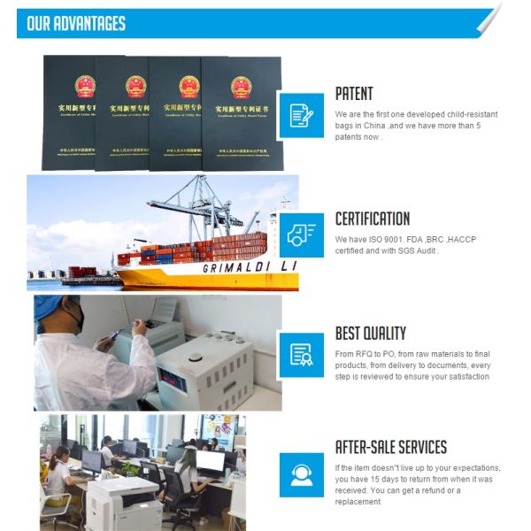 Упаковка еды качества еды УПРАВЛЕНИЯ ПО САНИТАРНОМУ НАДЗОРУ ЗА КАЧЕСТВОМ ПИЩЕВЫХ ПРОДУКТОВ И МЕДИКАМЕНТОВ кладет водоустойчивую пластмассу в мешки для упаковки Дипенсары