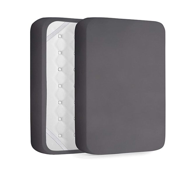 Customized YES 100% Polyester Microfiber Fitted Sheet Fully Elastic All Around Extra Deep Pocket All-Season