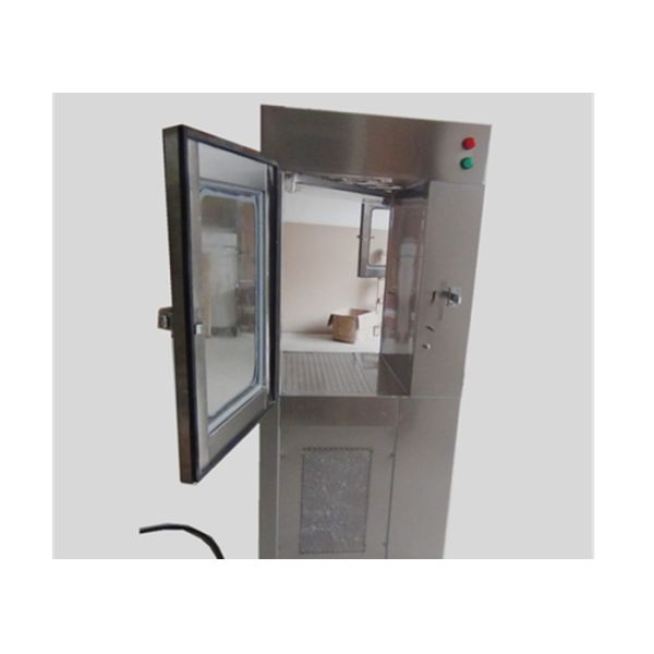 Коробка для воздушного душа из нержавеющей стали с фильтром HEPA для ввода товаров в чистую комнату