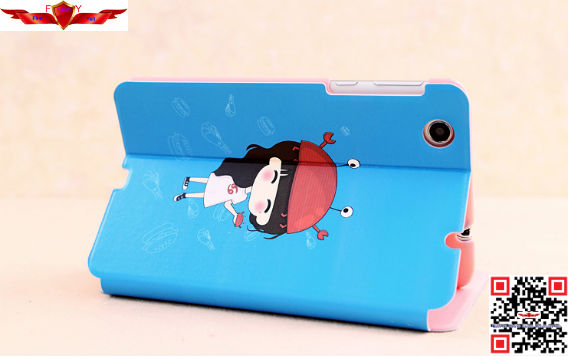New 100% Qualify Perfect Fit Cartoon Ultra Thin PU Leather Cover Case For Lenovo S5000