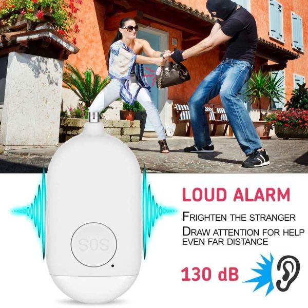 3pcs Elderly Sos Alarm Safesound Original Self Defense Siren With USB Charging DC5V