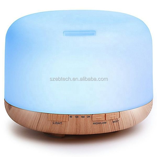 500ml Smart Humidifier Large Room Aromatherapy Essential Oil Diffuser with Remote Control for Bedroom