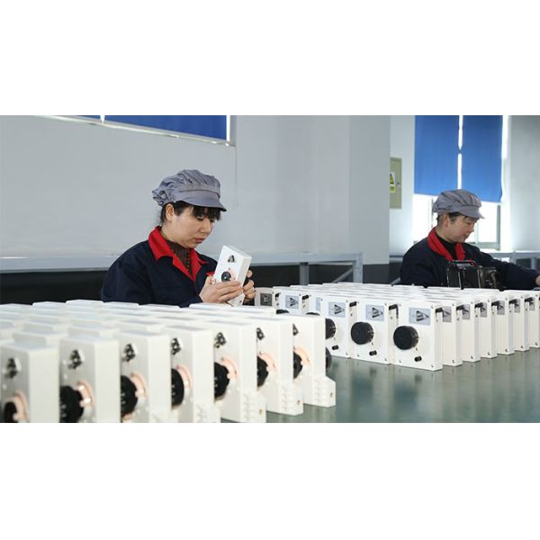 White Coil Winding Tensioner Working In Full Automatic Production Line Of Coil