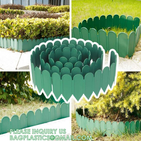 Metal Fence, Plastic Fence, Wooden Fence, Lawn Edging Border Outdoor Garden Fence Panels Decorative Plastic Fencing