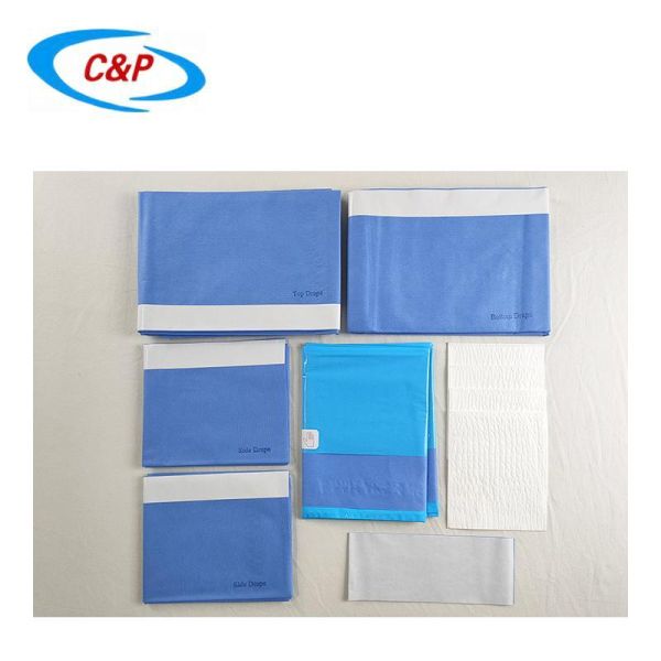 Sterile Disposable Nonwoven General Surgical Universal Pack Absorbent Disposable Drape Kit For Hospital Surgery Room