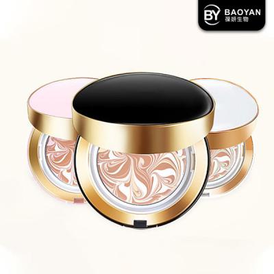 Dos cosméticos molhados do pó da fundação do coxim de ar da marca própria cor da pele natural