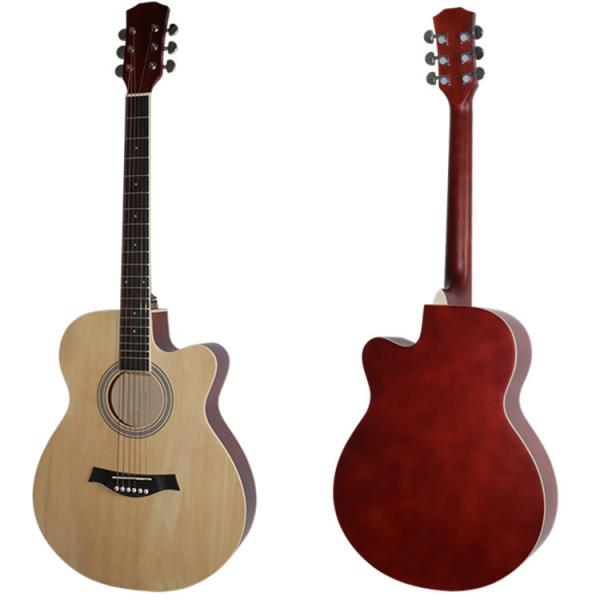 Cheap Handmade Acoustic Practice Guitar 38'' for beginer OEM Provided Paisen 2021 Hot Selling Acoustic Electric Guitar M