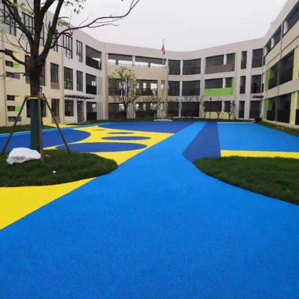 Os esportes colocam os grânulo de borracha de EPDM que pavimentam anti Eco UV não tóxico amigável