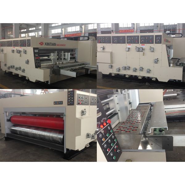 Carton box making Flexo Printing slotter  Machine With 100 Pieces / Min Max Speed ,Corrugated Carton Machinery