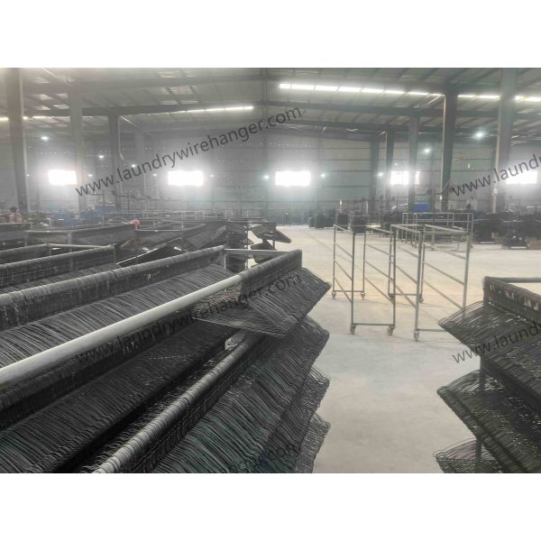 16-inch Powder Coated Golden Laundry Wire Hanger, 14.5 Gauge for Dry Cleaners