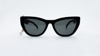 Women acetate Frame Big Cateye shape Sunglasses Sparkling Crystal decoration Brand Designer Shades