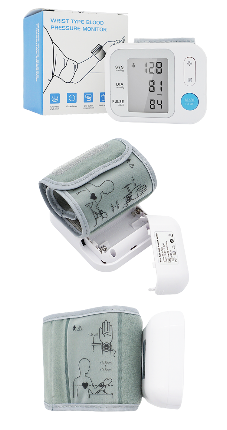 Smart Wrist Home Medical Blood Pressure Monitors Medical Testing Equipments