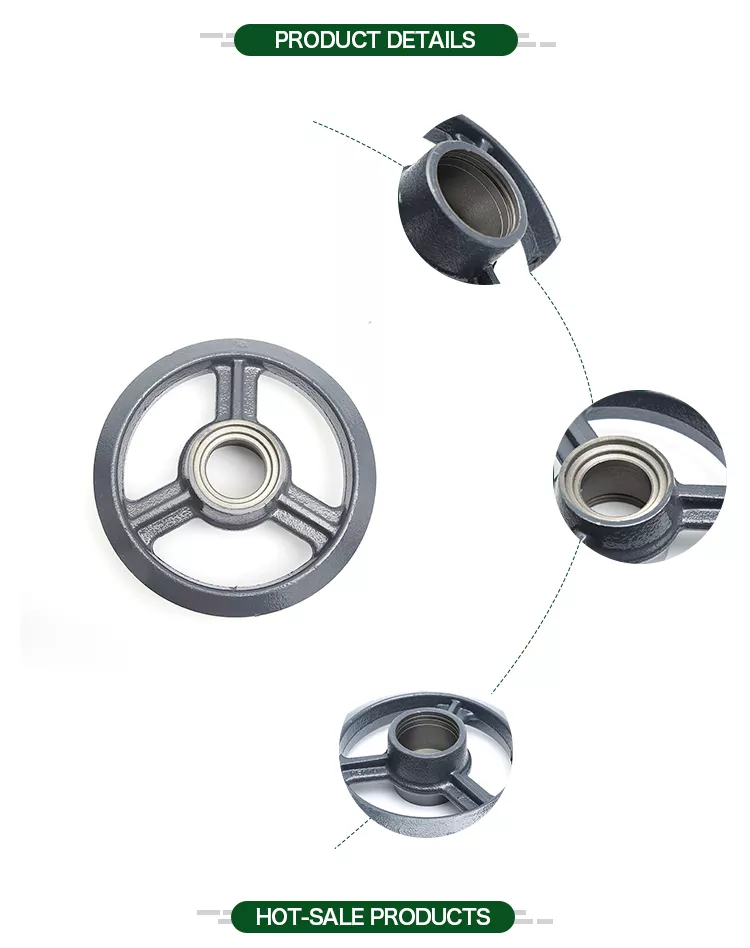 Детали для литья железного песка Kubota Рисоборщик Запчасти для роликового колеса