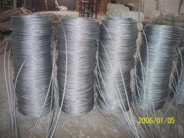 Steel Painted Rope Suspended Platform Steel Wire Rope For 1000kgs Hoist