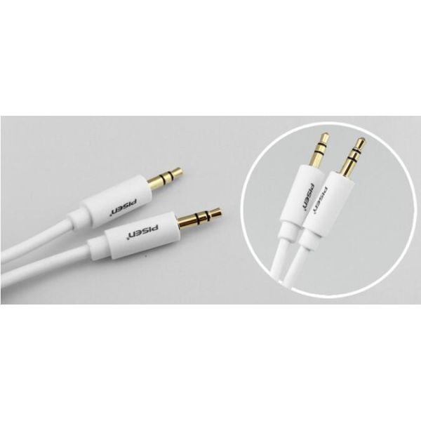 Brand new and original Pisen double 3.5mm stereo audio cable, Pisen 3.5mm stereo audio cable