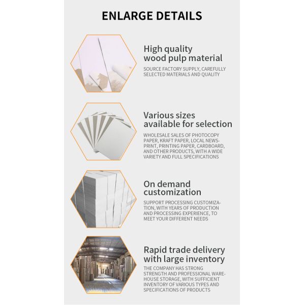 Class AAA Duplex Board Paper with Standard Thickness and Die Cut Neatly for Premium Packaging
