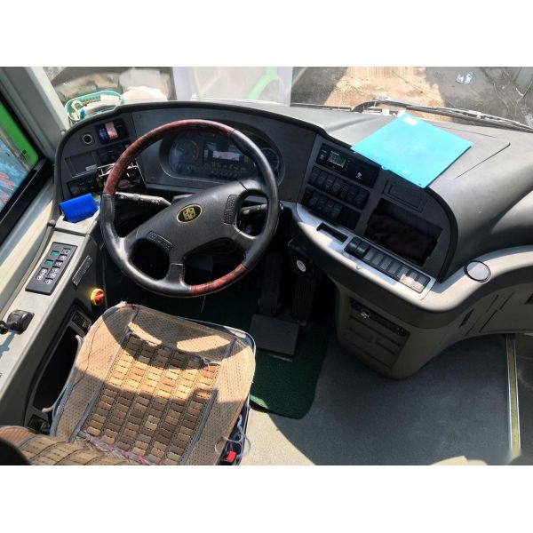 Масл-электрические гибридные двойные двери двигателя 155kw WP электротранспорта кроют кожей автобус используемый местом тренера Zhongtong LCK6101 47Seats