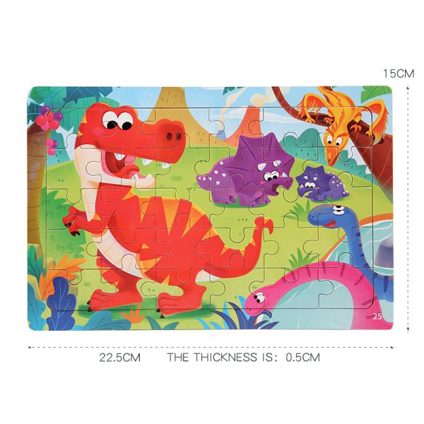 Wholesale 30 Piece Jigsaw Puzzle Children Multiple Themes Education Enlighten Wooden Puzzle Toy
