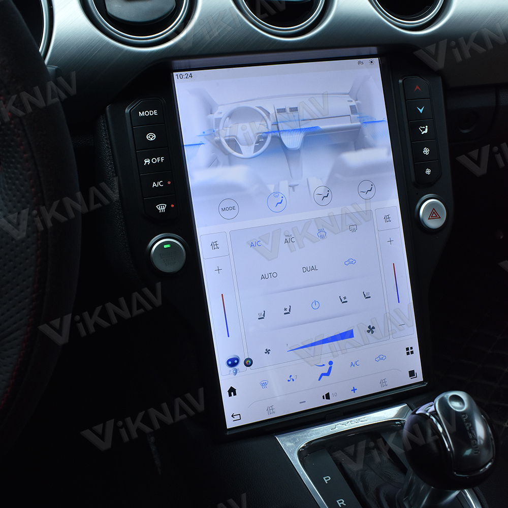 Автомагнитола Viknav 14,4 дюйма с сенсорным экраном для Ford Mustang 2015-2022, мультимедийный плеер, головное устройство, GPS-навигация, автомобильная стереосистема