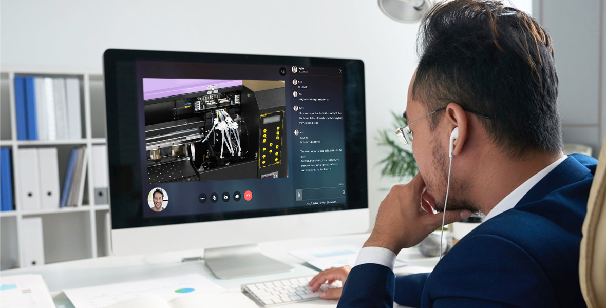 Полноавтоматический 60 см DTF принтер все в одном прямой к пленке принтеры порошковой шейкер