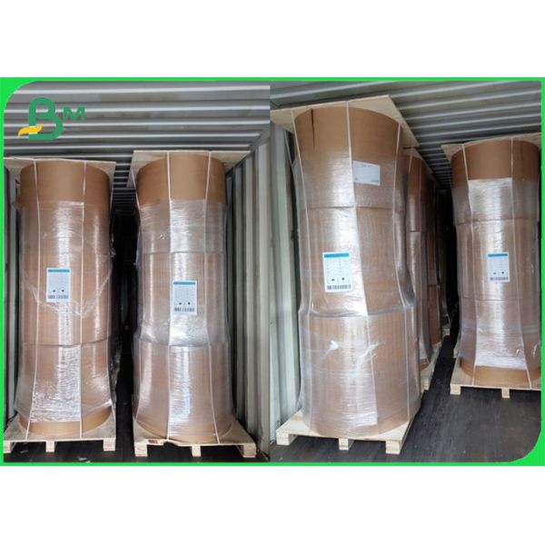 Good Tension 250gsm 350gsm Tube Base Kraft Paper Doulble Side Grey