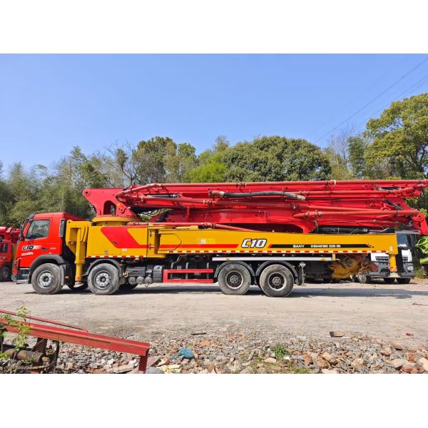 Used 2020 Truck-mounted Concrete Pump 62 Meters Price High-pressure Pumping Equipment.