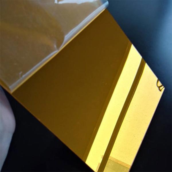 OEM ODM Decorative Golden Mirror Stainless Steel Sheet 304 304l 430