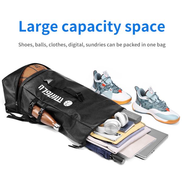New Custom Logo School Sport Equipment Bag Volleyball Basketball Football Soccer Backpack