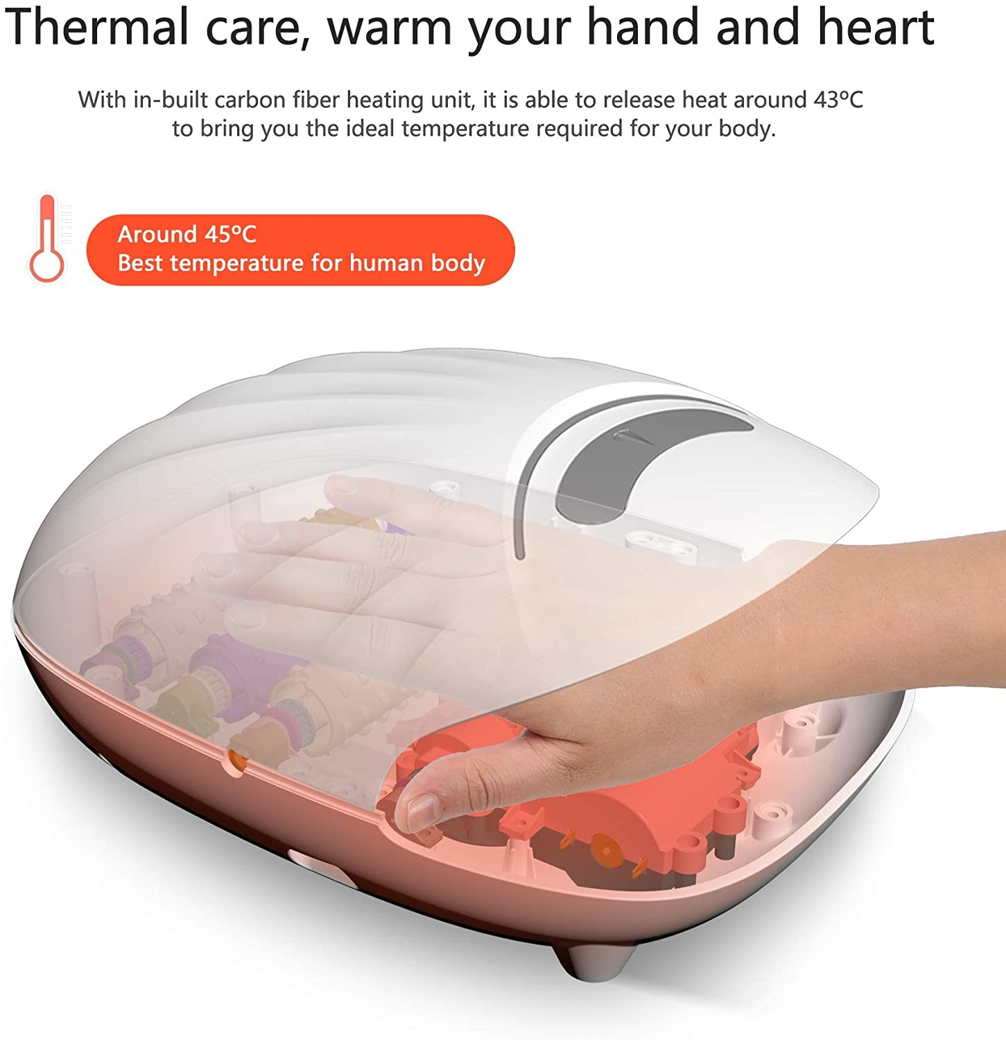 Кровообращение 240V ролика пальца Massager руки воздушного давления бесшнуровое