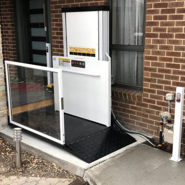 Public Place Hydraulic Disabled Platform Lift 7.5m Portable Hydraulic Lift For Wheelchair