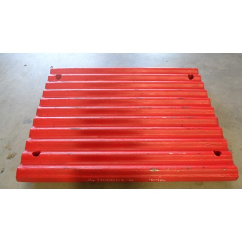 Extec Q C12 Fixed Jaw manganese steel jaw crusher spare parts jaw crusher liners stationary JAW PLATE