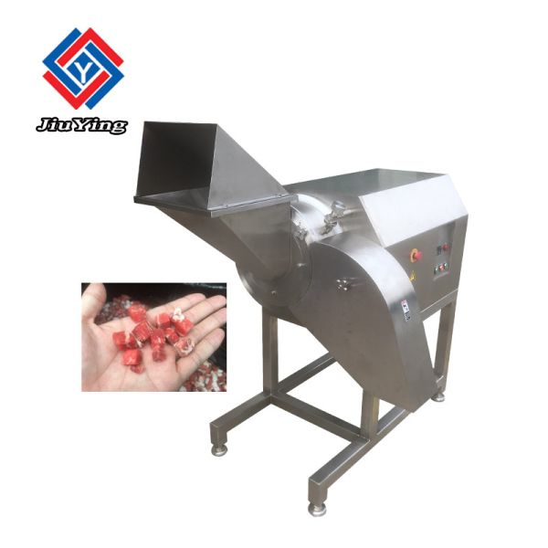 Electric Industrial Beef 3000KG/H Frozen Meat Cutting Machine
