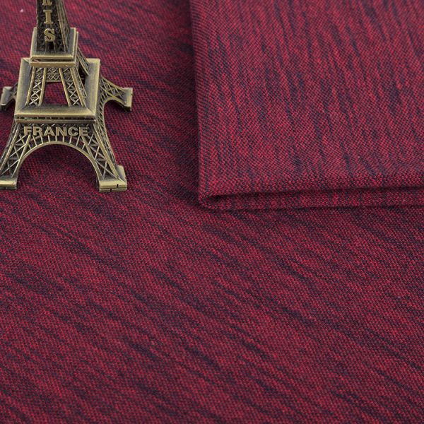 Rough 210gsm Polo Shirt Material , 32S Slub Cotton Fabric Double Face