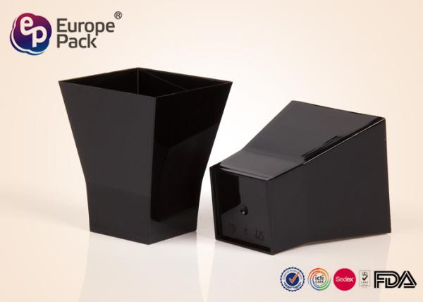 Transparent Plastic Square Cups 60ml