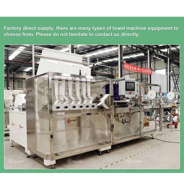 6 Lanes Wet Tissue Production Line Semi Automatic Baby Wet Wipes Manufacturing Machine
