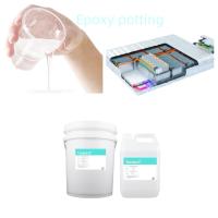 Résine composée à deux composants époxy potting conducteur thermique liquide noir clair