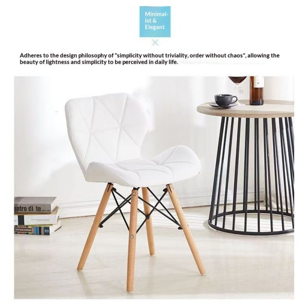 Elegant Design Traditional Home Furniture Comfortable Popular Fabric Dining Chairs Durable Legs Leisure Accent Chair