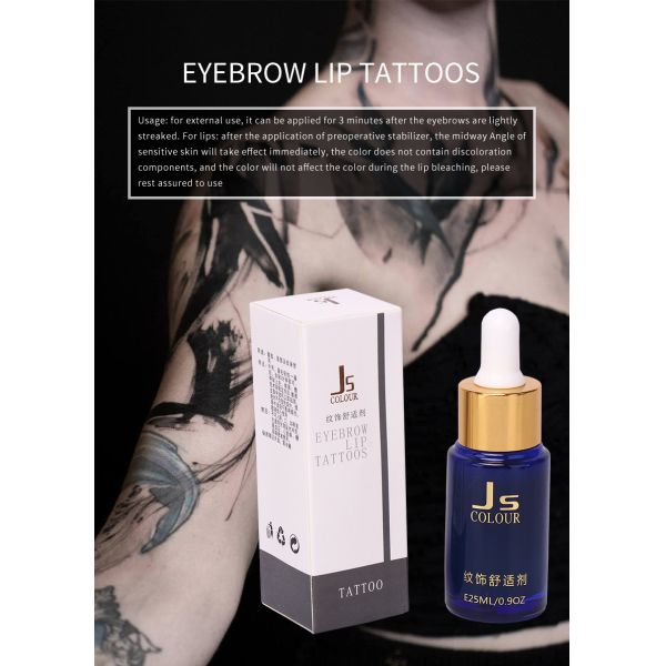 25ml/bottle Js Tattoo Anesthetic Liquid Painless Numb For Microblading