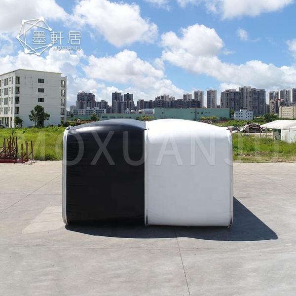 8M Box Hotel Luxury Glamping Tent Glass House Resort For Outdoor Shop