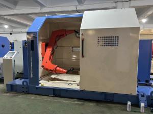 Cantilever Type Copper Wire Twisting Machine , 7*1.38 Single Twist Bunching