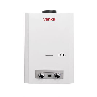 High Efficiency Tankless Natural Gas Hot Water Heater 2KW Exhausted Pipes Safety Device
