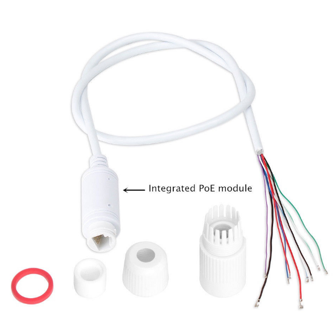 12V Waterproof POE Injector Splitter Cable for CCTV System IP Camera Wireless AP NVR
