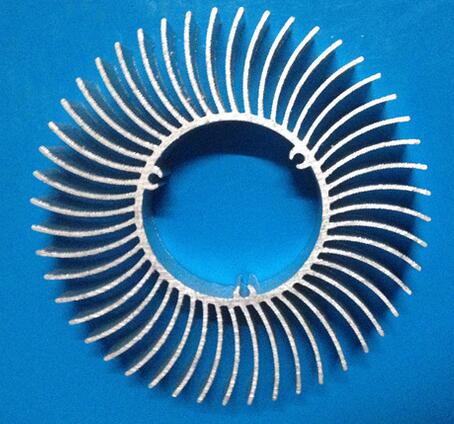 Подгонянные штранг-прессования Хеацинк размера алюминиевые с прогрессивным умирают штемпелюя алюминиевые ребра